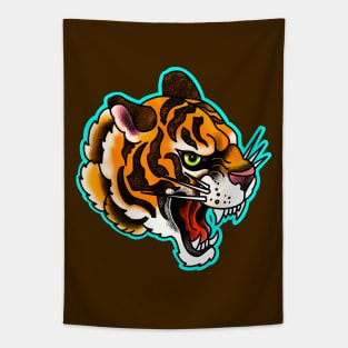 Angry tiger Tapestry