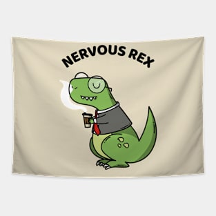 Nervous Rex Cute Dino Tapestry