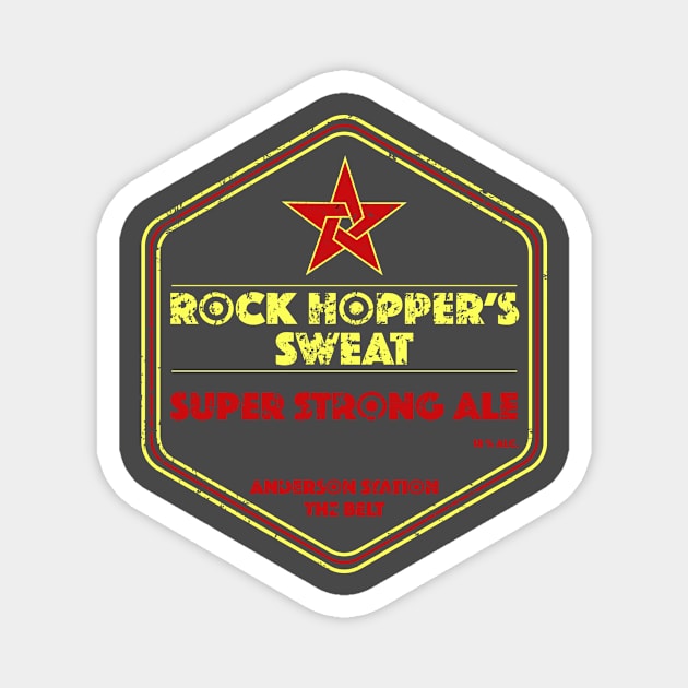 ROCK HOPPER'S SWEAT Magnet by KARMADESIGNER T-SHIRT SHOP