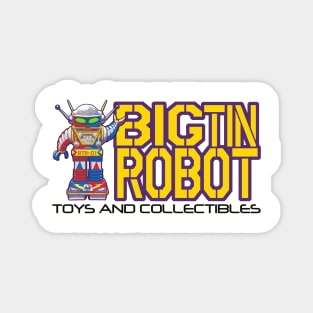 Big Tin Robot Full Logo Magnet