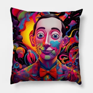 Pee Wee Herman art 8 Pillow