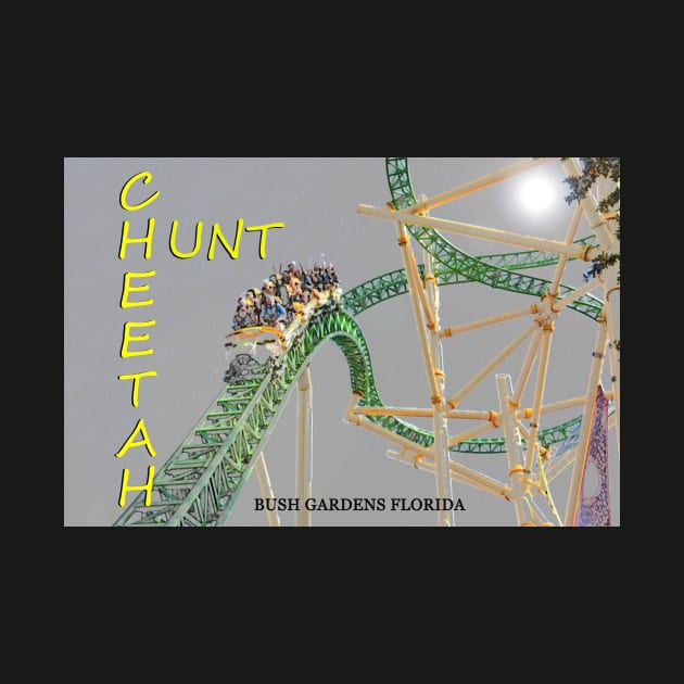 Cheetah Hunt coaster work A by dltphoto