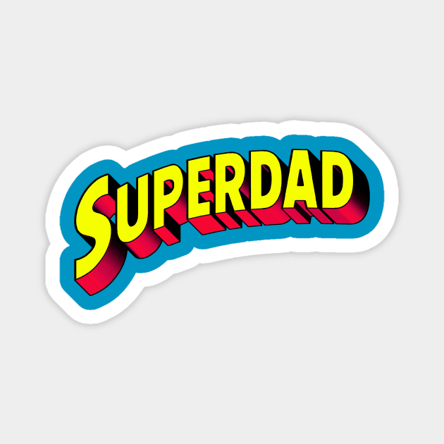superdad Magnet by Gabriel Pastor Store