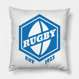 Rugby Hexagon Logo Pillow