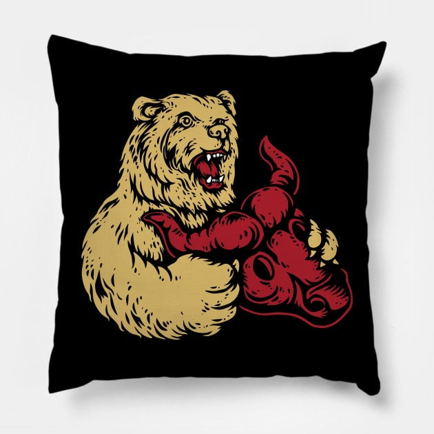 Bullish trap Pillow by tdK