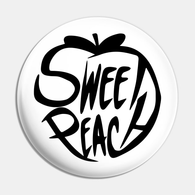 Logo (B&W) Pin by sweetpeach