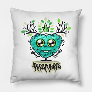 Cute Wild Love Monster Pillow