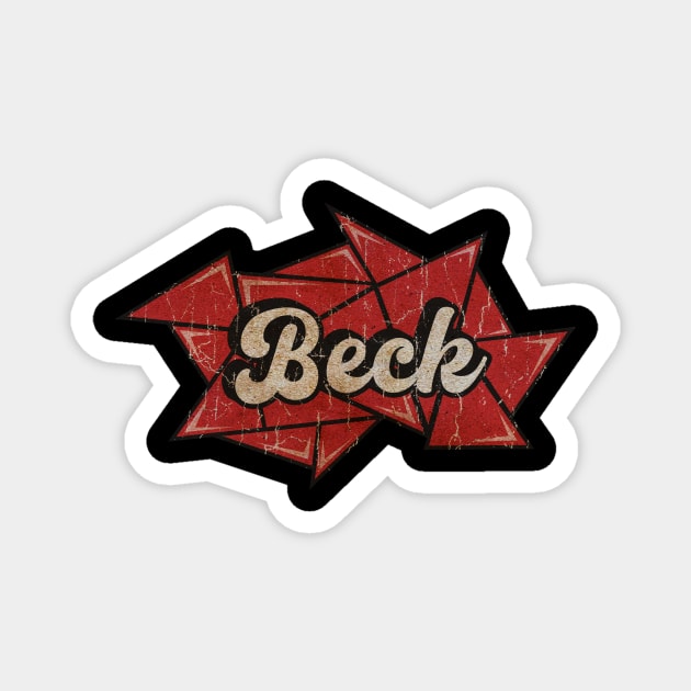 Beck - Red Diamond Magnet by G-THE BOX