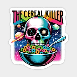 "The Cereal Killer" Funny Skull Magnet