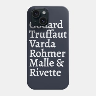 French New Wave Cinema Legends / Fan Gift  (White) Phone Case