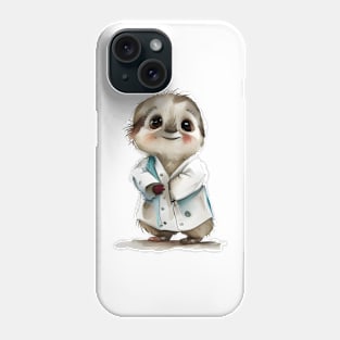 Baby Doctor Sloth Phone Case