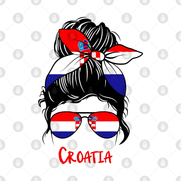 Croatia girl, Croatia Flag, Croatia gift heritage, Croatian girlfriend by JayD World