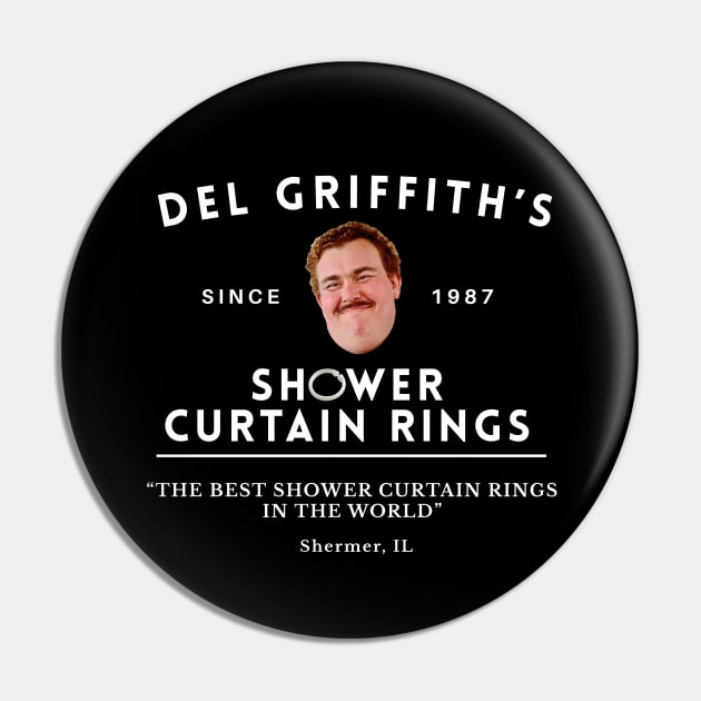 Del Griffith's Shower Curtain Rings Pin by BodinStreet