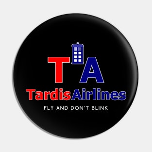 Tardis airlines Pin