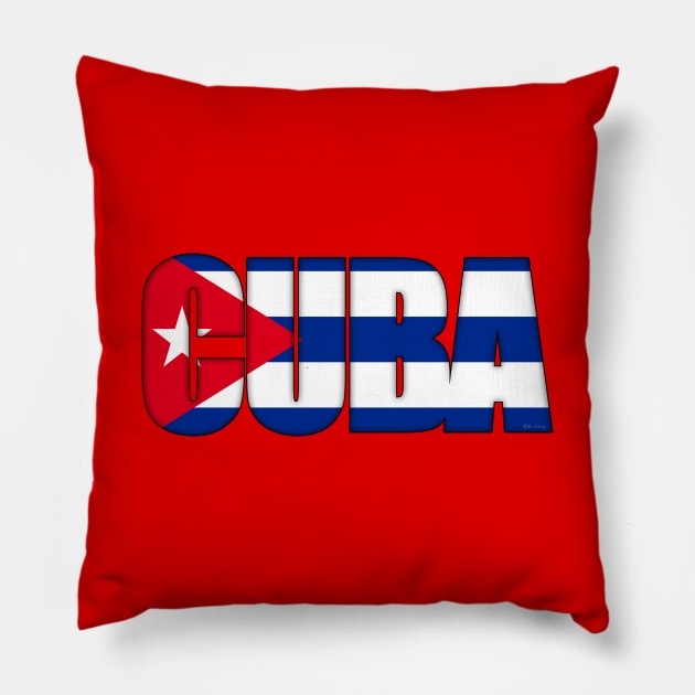 Cuba Pillow by SeattleDesignCompany