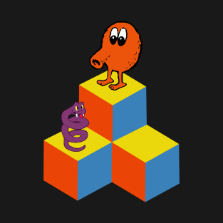 Qbert Game T-Shirt