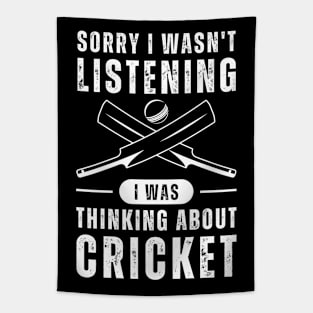 Not Listening, Thinking About Cricket Tapestry