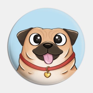 Cute Pug Pin