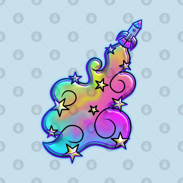 Rocket Rainbows (Dreams) by BoonieDunes