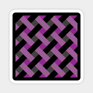 'Zagga' - in Purple, Lilac, Grey and Black Magnet