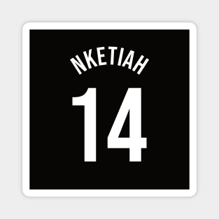 Eddie Nketiah Away Kit - 2022/23 Season Magnet