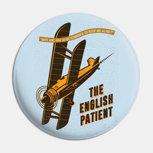 The English Patient - Alternative Movie Poster Pin by MoviePosterBoy