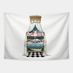 Princess and the pea Tapestry