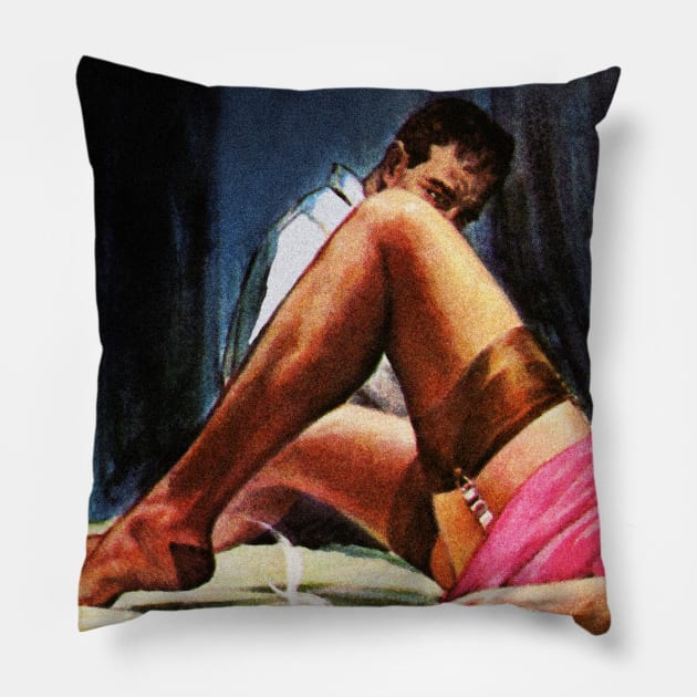 Hot tempting legs pulp cover Pillow by Click Here For More