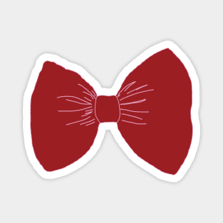 Red Bow Ribbon Magnet