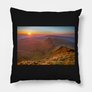 Sunrise over Cribyn, Brecon Beacons Pillow