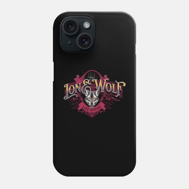 Lone Wolf Phone Case by TINRO Kreations