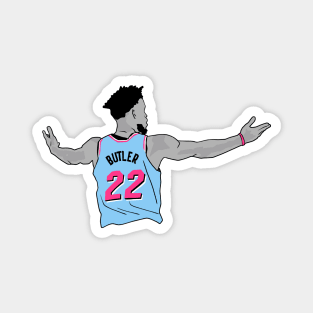 Jimmy Butler Miami Vice Wave Jersey 22 Magnet