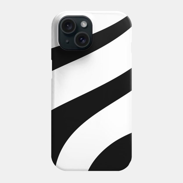 Black and white pattern Phone Case by Word and Saying