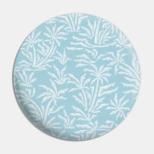 Vintage Tropical Jungle / Sky Blue Shades Pin