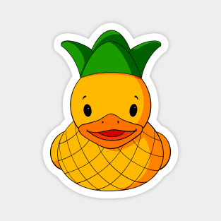 Pineapple Rubber Duck Magnet