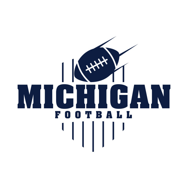 Michigan Football Nfl Football Crewneck Sweatshirt Teepublic