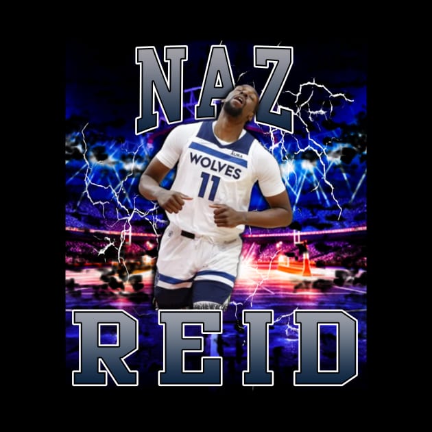 Naz Reid by Gojes Art