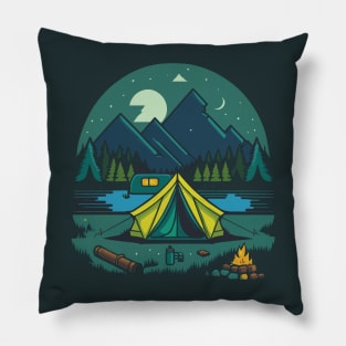 Camping Lovers Pillow