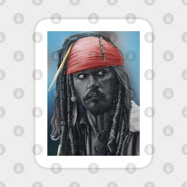 jack sparrow Magnet by ozencmelih