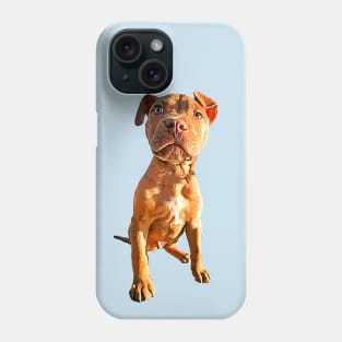 Pitbull Dog Art Phone Case