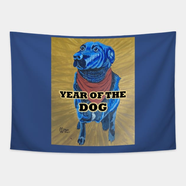 Year of the Dog Tapestry by Matt Starr Fine Art