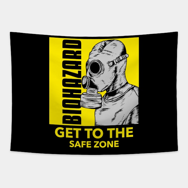 Biohazard Tapestry by Araf Color