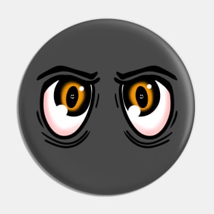 Big Tired Eyes  - Face Mask Pin