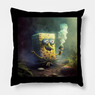 sponge smoke weed Pillow