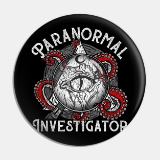 Paranormal Investigator - Ghost Hunting Gift Pin