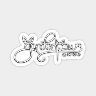 Garden Paws Logo Magnet