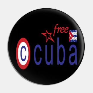 Free Cuba Pin