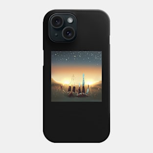 looking at the stars Phone Case