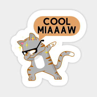 cat miaw lovers cool miaw Magnet