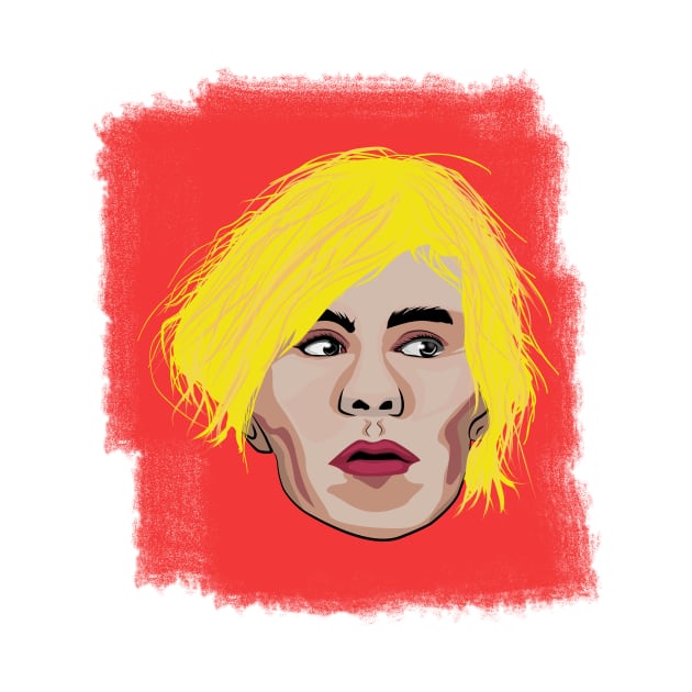 Andy Warhol Portrait by Raimondi